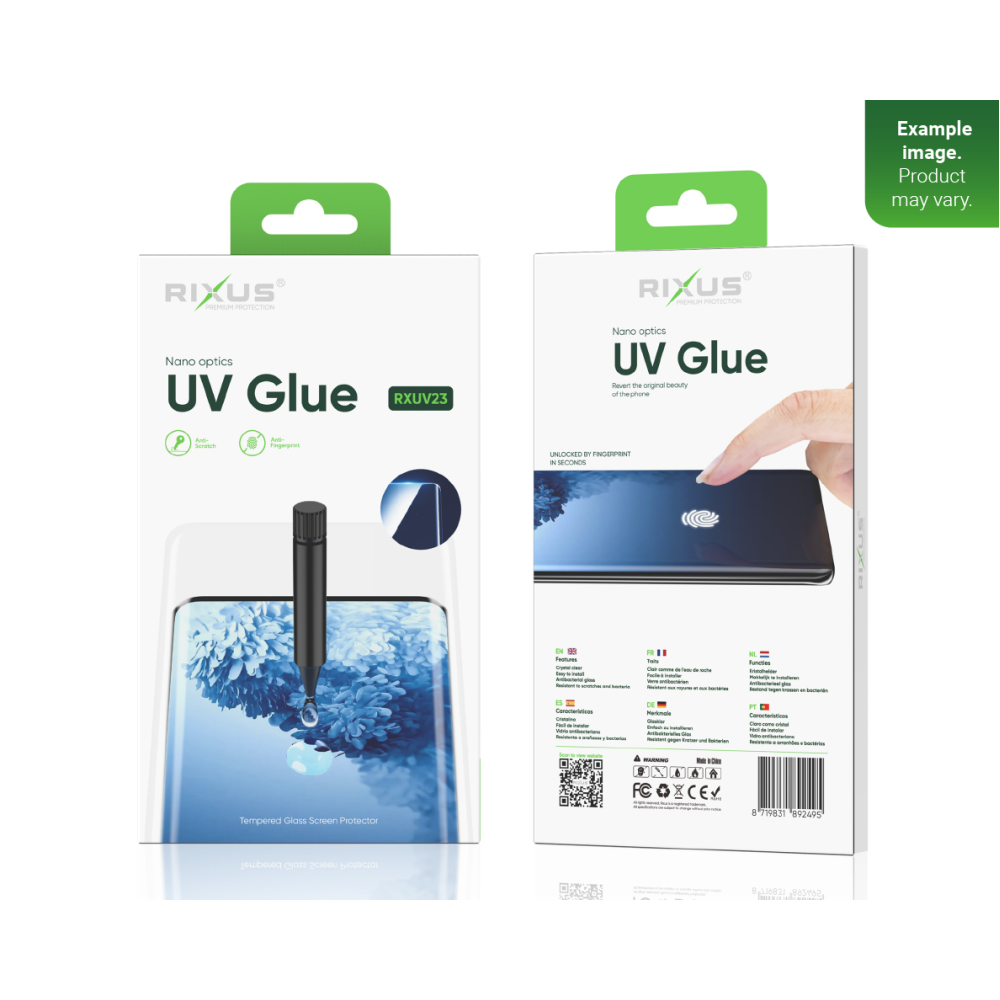 Rixus UV Glue Tempered Glass For Samsung Galaxy S20 Ultra