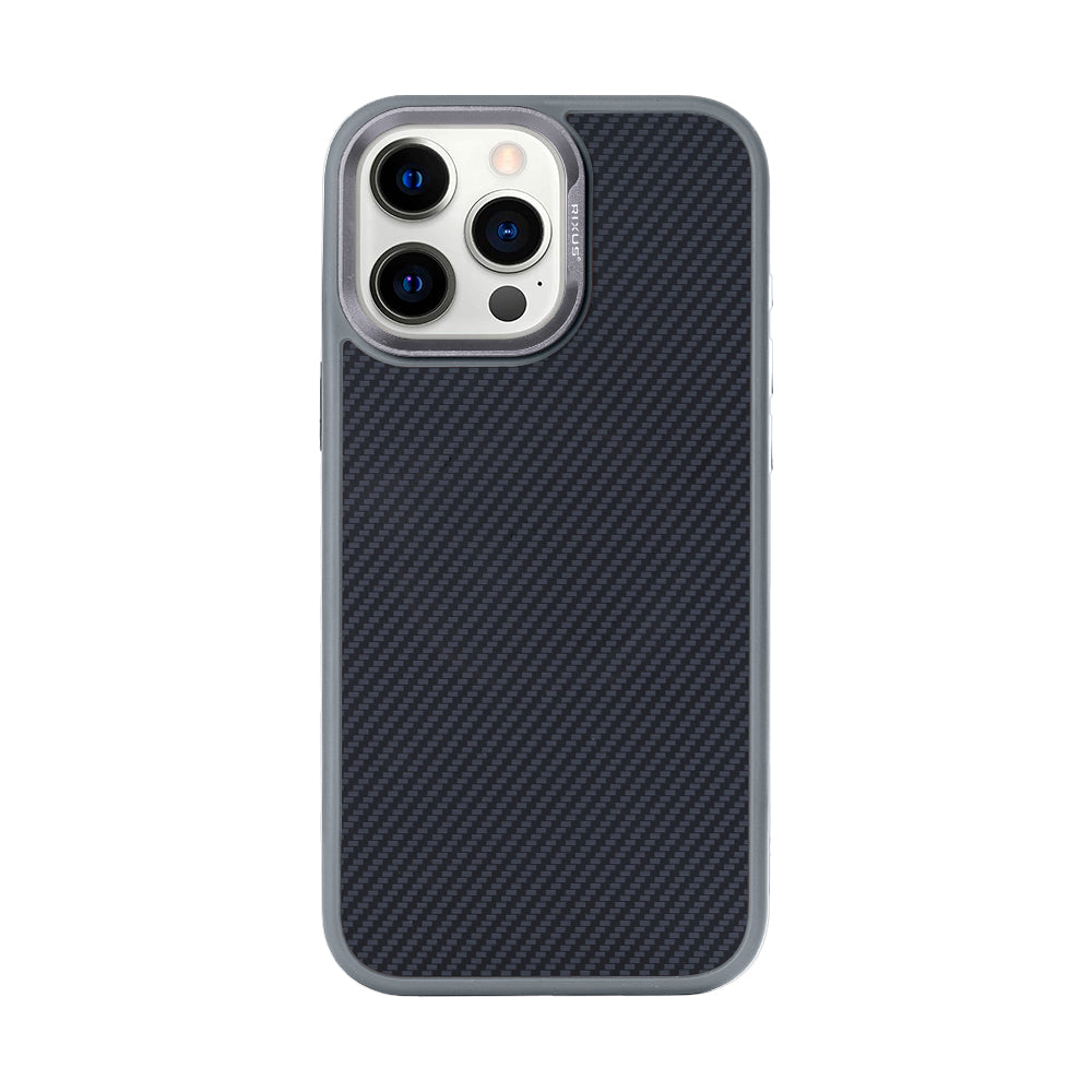 Rixus Mag Carbon With MagSafe For Apple iPhone 15 Pro Titanium