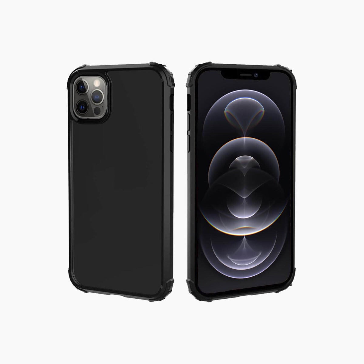 Anti Burst Case Black iPhone 12/12 Pro