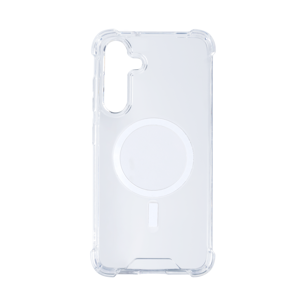 Rixus Anti-Burst Case With MagSafe For Samsung Galaxy S24, S25 Transparent