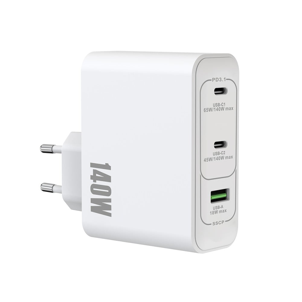 Rixus RXHC140 GaN Power Adapter 140W White