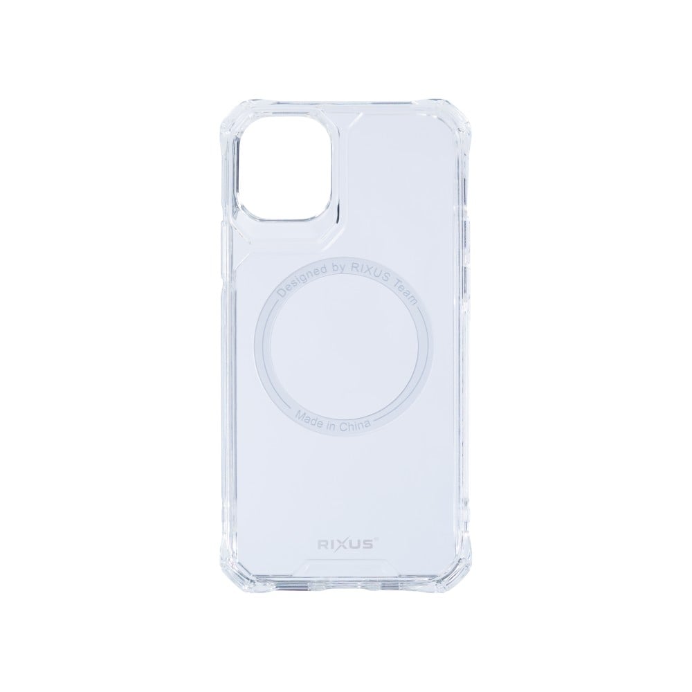 Rixus Armor-X Anti Shock Case With MagSafe For Apple iPhone 11 Transparent