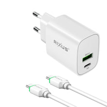 RX90CC Adapter With USB-C To USB-C Cable 1m 20W White