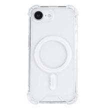 Rixus Anti-Burst Case With MagSafe For Apple iPhone 16e Transparent