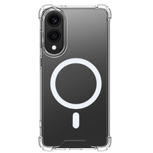 Rixus Anti-Burst Case With MagSafe For Samsung Galaxy S25 Edge Transparent