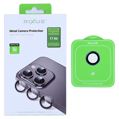 Rixus Metal Shield Camera Tempered Glass For Apple iPhone 17 Air